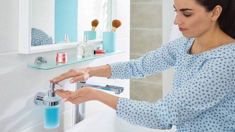 Produktbild: TESA&reg; Spender Smooz f&uuml;r Seife und Desinfektionsmittel