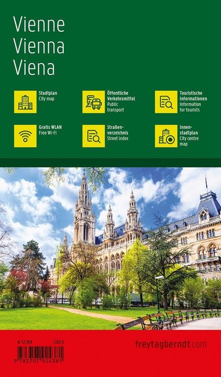 Produktbild: Freytag & berndt Stadtatlas Wien, Taschenatlas 1:20.000