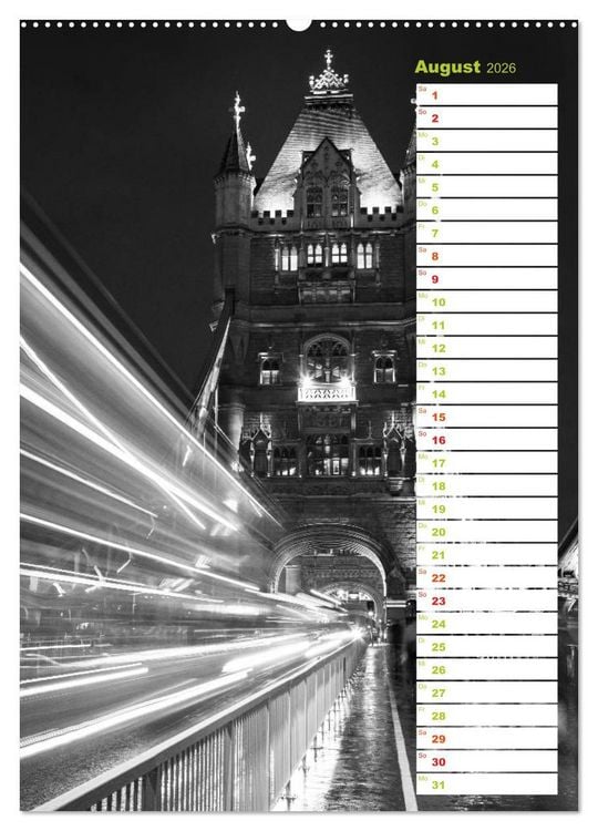 Produktbild: Big City London (Wandkalender 2026 DIN A2 hoch), CALVENDO Monatskalender