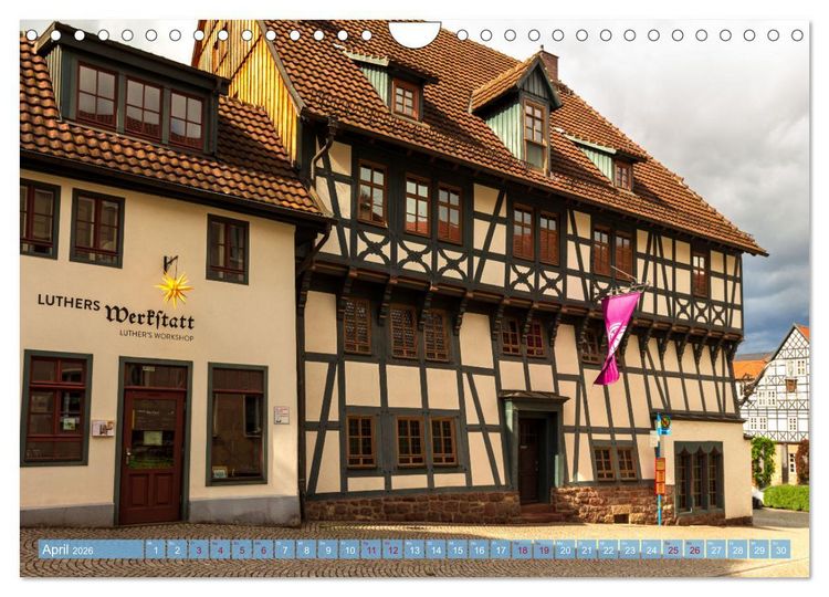 Produktbild: Wartburgstadt Eisenach - Reise durch das sch&ouml;ne Th&uuml;ringen (Wandkalender 2026 DIN A4 quer), CALVENDO Monatskalender