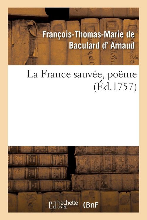 Produktbild: La France sauv&eacute;e, po&euml;me