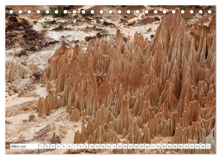 Produktbild: Madagaskar. Traumhafte Natur und Tierwelt (Tischkalender 2026 DIN A5 quer), CALVENDO Monatskalender