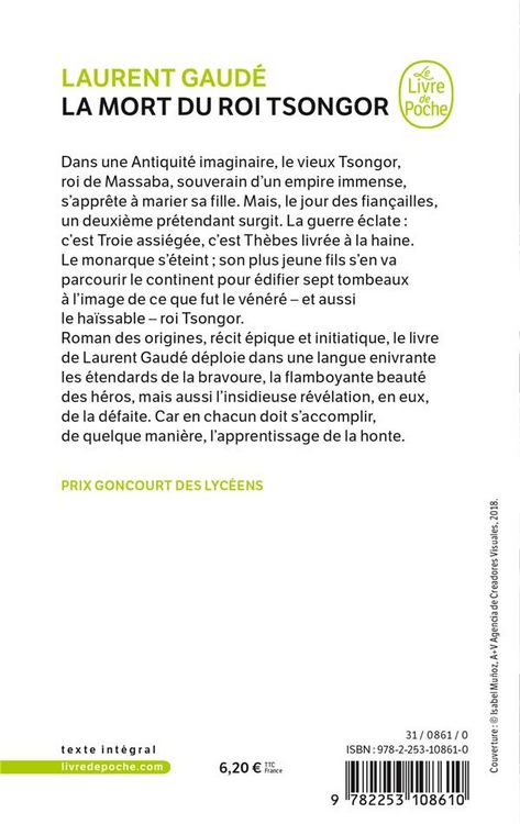 Produktbild: La mort du roi Tsongor