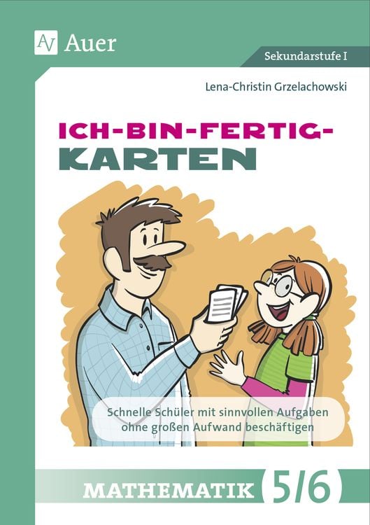 Produktbild: Ich-bin-fertig-Karten Mathematik Klassen 5-6