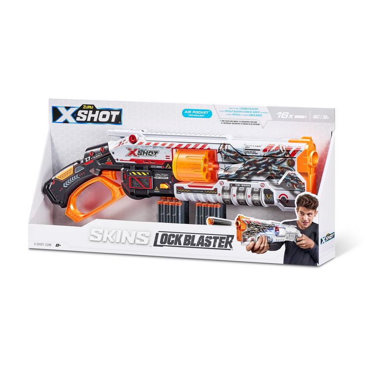 Produktbild: XSHOT - Skins Lock Blaster mit Darts