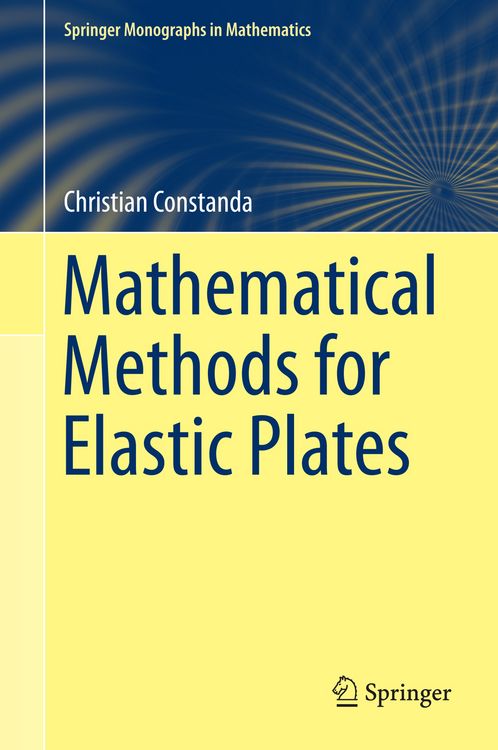 Produktbild: Mathematical Methods for Elastic Plates