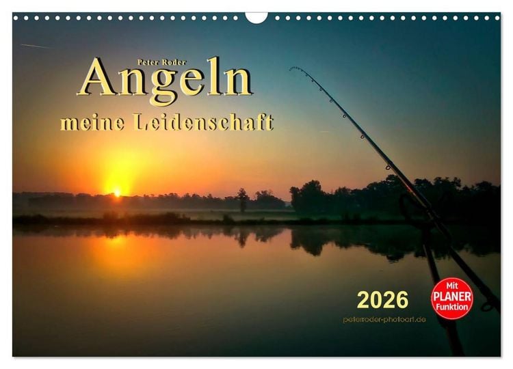 Produktbild: Angeln - meine Leidenschaft (Wandkalender 2026 DIN A3 quer), CALVENDO Monatskalender