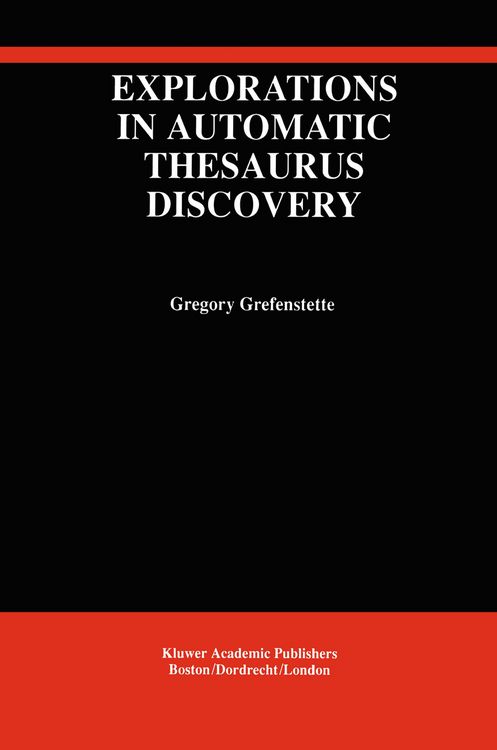 Produktbild: Explorations in Automatic Thesaurus Discovery