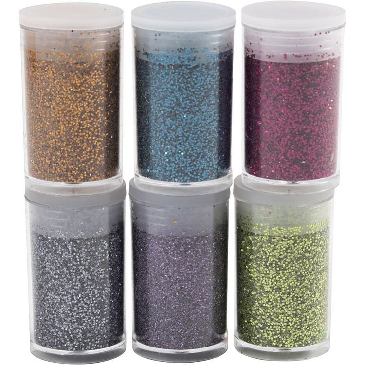 Produktbild: Creativ Company Bio Sparkles, sortierte Farben, 6x7 ml