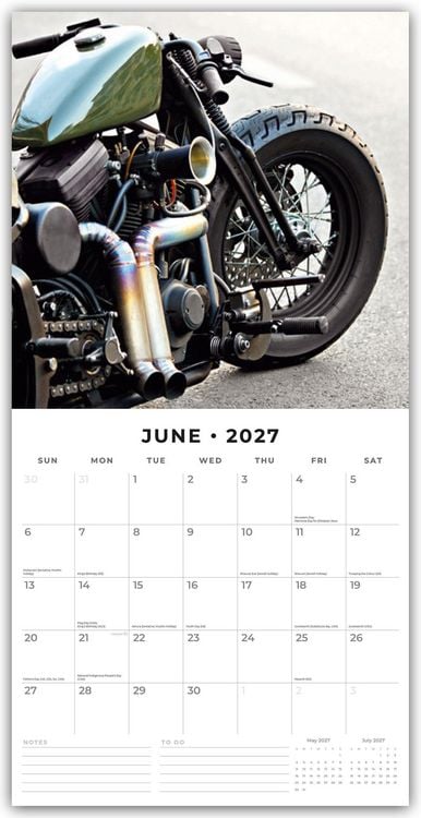 Produktbild: Custom Bikes &ndash; Umgebaute Motorr&auml;der 2027 &ndash; 16-Monatskalender