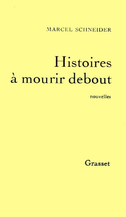 Produktbild: Histoires &agrave; mourir debout