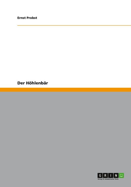 Produktbild: Der H&ouml;hlenb&auml;r