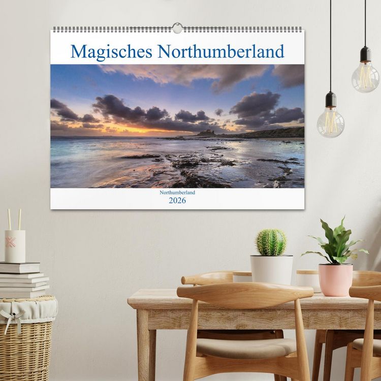 Produktbild: Magisches Northumberland (Wandkalender 2026 DIN A2 quer), CALVENDO Monatskalender