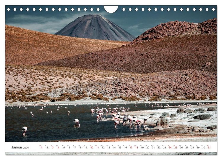 Produktbild: Chile - Die stille Kraft der Atacama (Wandkalender 2026 DIN A4 quer), CALVENDO Monatskalender