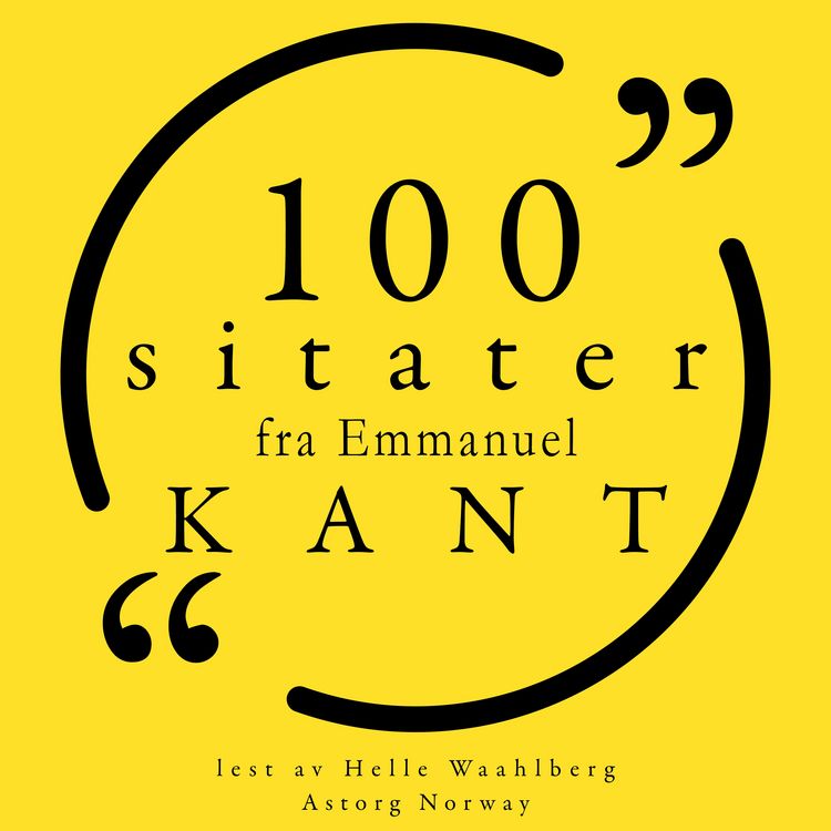 Produktbild: 100 sitater fra Immanuel Kant