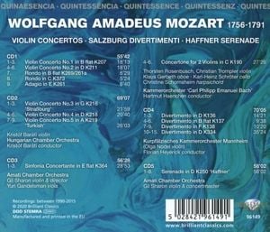 Produktbild: Mozart:Music For Violin (QU)