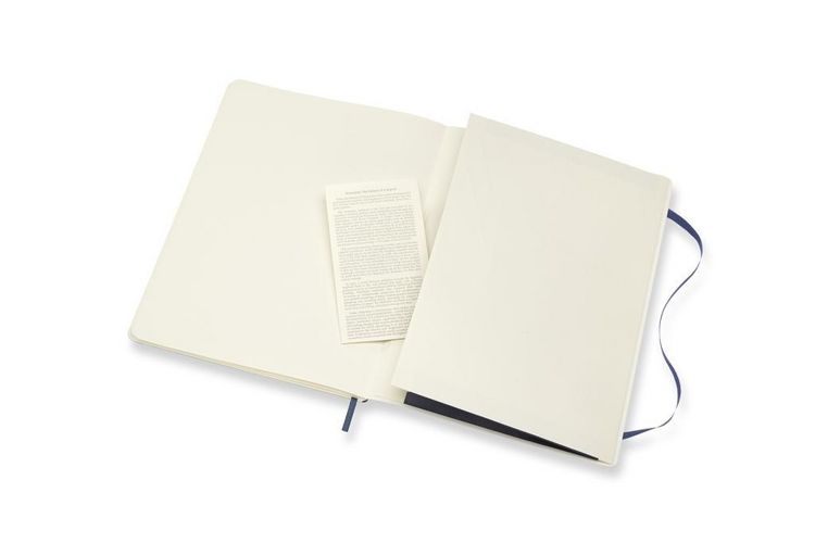 Produktbild: MOLESKINE NOTIZBUCH XL, BLANKO, SOFT COVER, SAPHIR