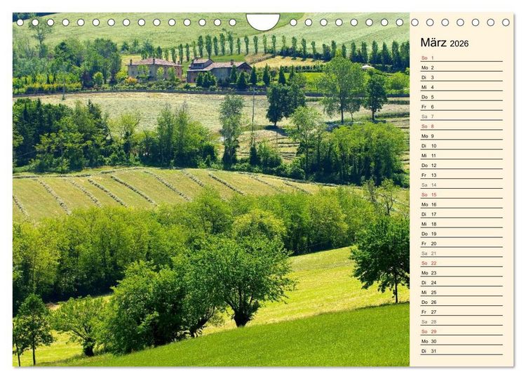 Produktbild: Emilia-Romagna (Wandkalender 2026 DIN A4 quer), CALVENDO Monatskalender