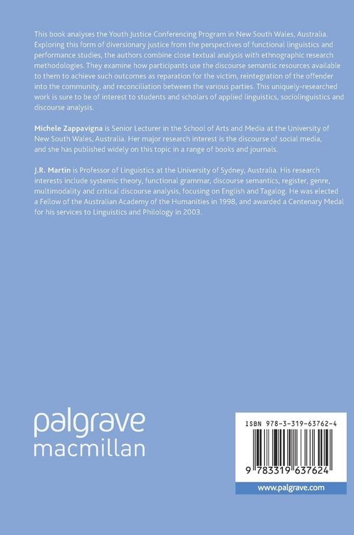 Produktbild: Discourse and Diversionary Justice