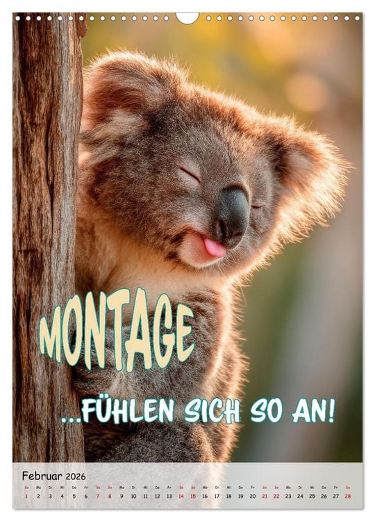 Produktbild: Tierisch erwischt (Wandkalender 2026 DIN A3 hoch), CALVENDO Monatskalender