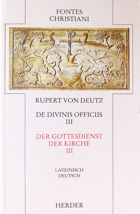 Produktbild: Der Gottesdienst der Kirche 3 / De divinis officiis 3