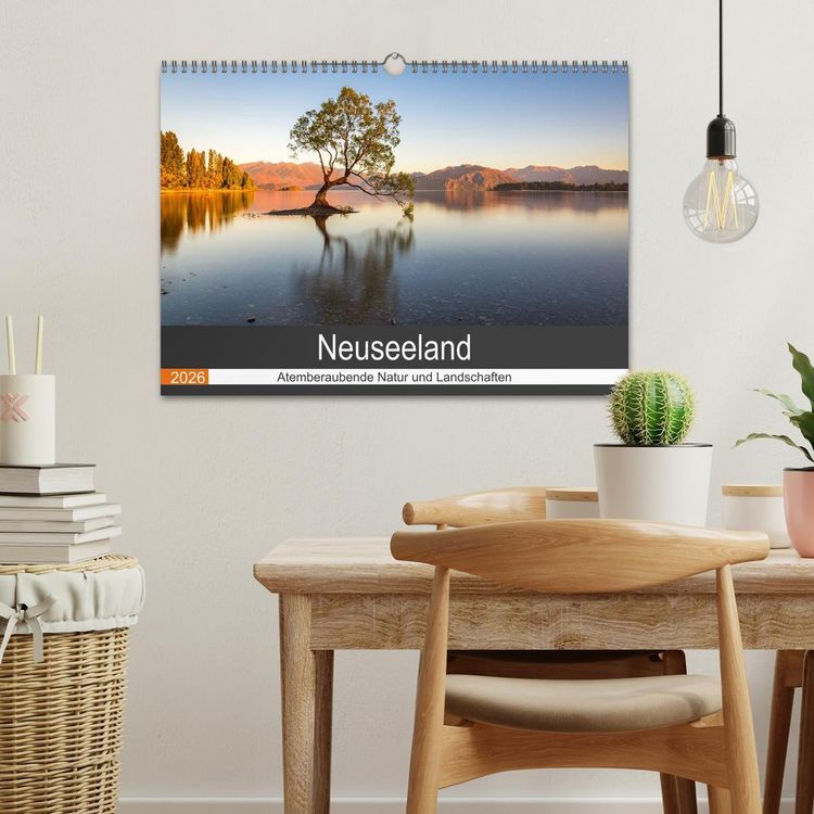 Produktbild: Neuseeland - Atemberaubende Natur und Landschaften (Wandkalender 2026 DIN A3 quer), CALVENDO Monatskalender