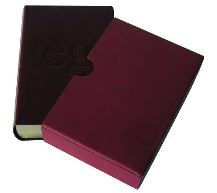Produktbild: Evangelisches Gesangbuch - Leder/Rot mit Goldschnitt im Schuber