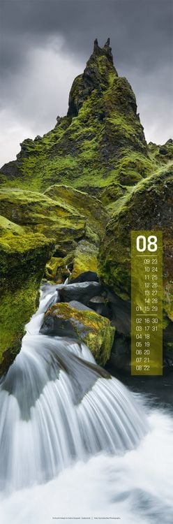 Produktbild: Island Vertikal Kalender 2027