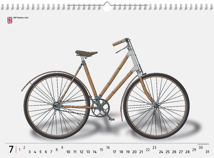 Produktbild: 2023, 12 Fahrradklassiker, Wandkalender