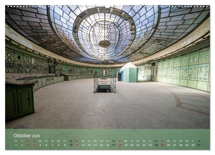 Produktbild: Betrieb eingestellt - Industrieruinen in Europa (Wandkalender 2026 DIN A2 quer), CALVENDO Monatskalender
