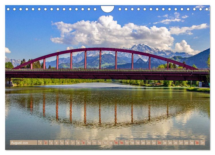 Produktbild: Es flie&szlig;t die Salzach (Wandkalender 2026 DIN A4 quer), CALVENDO Monatskalender