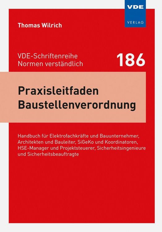 Produktbild: Praxisleitfaden Baustellenverordnung
