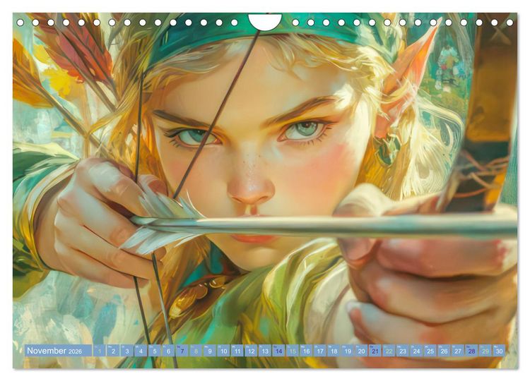 Produktbild: Willkommen im Fantasieland - M&auml;rchenbilder (Wandkalender 2026 DIN A4 quer), CALVENDO Monatskalender