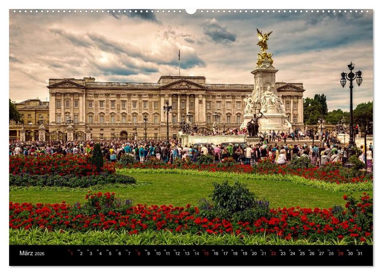 Produktbild: Weltmetropole London (Wandkalender 2026 DIN A2 quer), CALVENDO Monatskalender