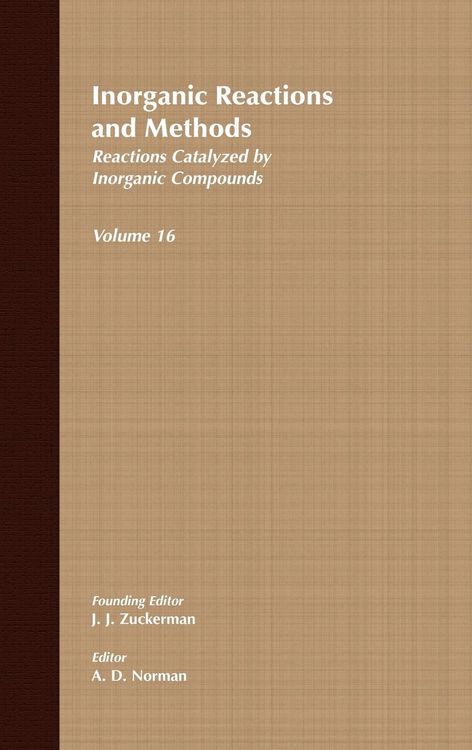 Produktbild: Inorganic Reactions Methods V16