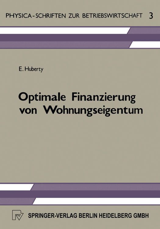 Produktbild: Optimale Finanzierung von Wohnungseigentum