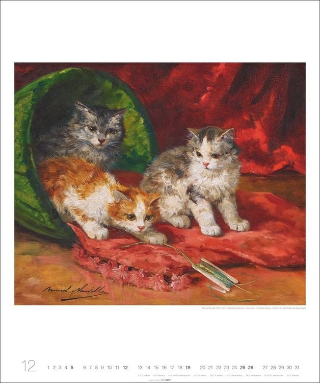 Produktbild: Katzen in der Kunst Edition Kalender 2027