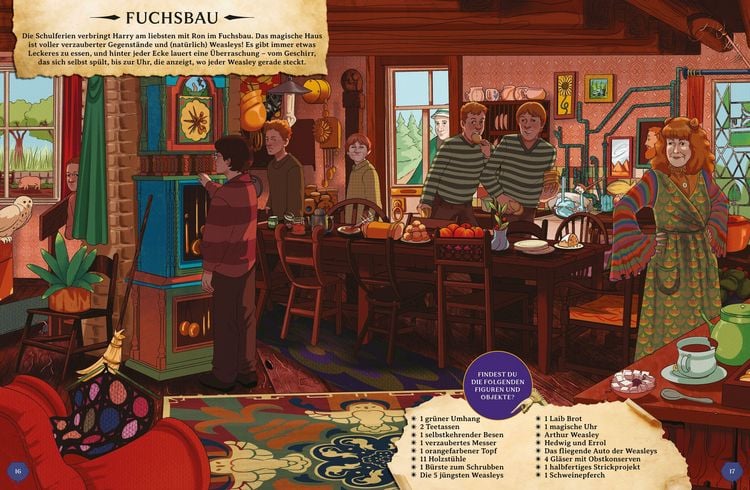 Produktbild: Aus den Filmen zu Harry Potter: Wimmelbuch - Erkunde magische Orte in der Zauberwelt!
