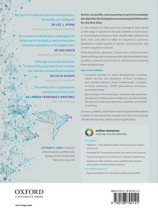 Produktbild: Introduction to Bioinformatics