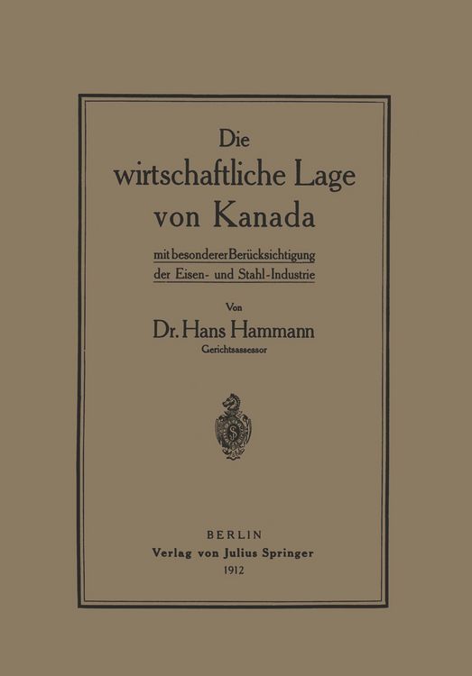 Produktbild: Die wirtschaftliche Lage von Kanada