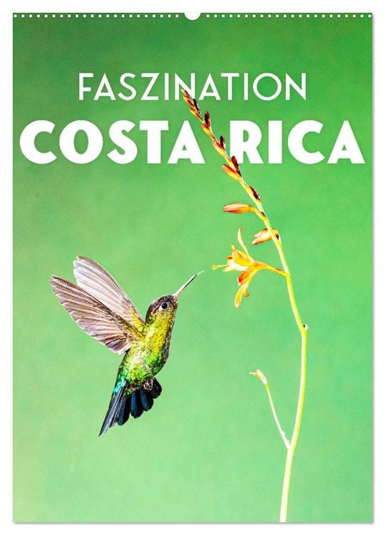 Produktbild: Faszination Costa Rica (Wandkalender 2026 DIN A2 hoch), CALVENDO Monatskalender