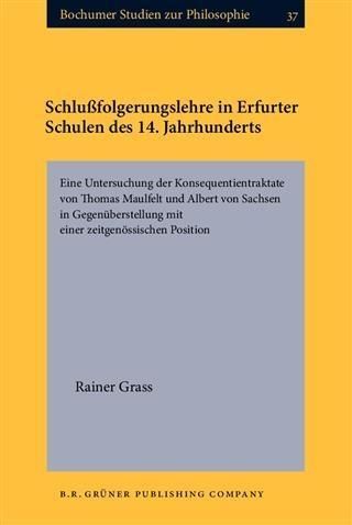 Produktbild: Schlufolgerungslehre in Erfurter Schulen des 14. Jahrhunderts