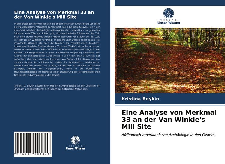 Produktbild: Eine Analyse von Merkmal 33 an der Van Winkle's Mill Site