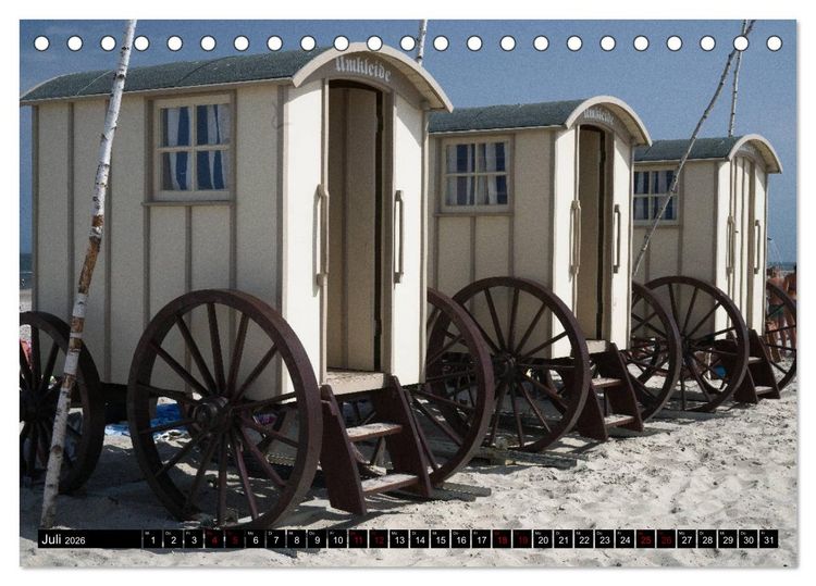 Produktbild: Norderney - von barfuss bis Cocktail (Tischkalender 2026 DIN A5 quer), CALVENDO Monatskalender