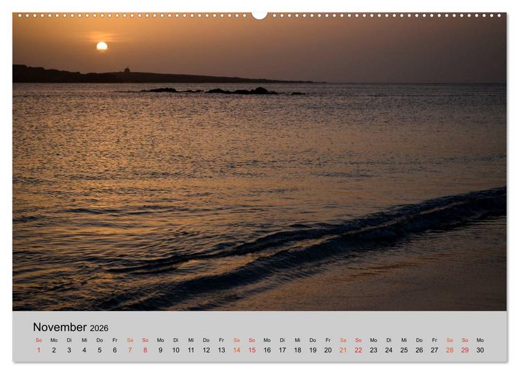 Produktbild: Boa Vista - Perle der Kapverden (hochwertiger Premium Wandkalender 2026 DIN A2 quer), Kunstdruck in Hochglanz