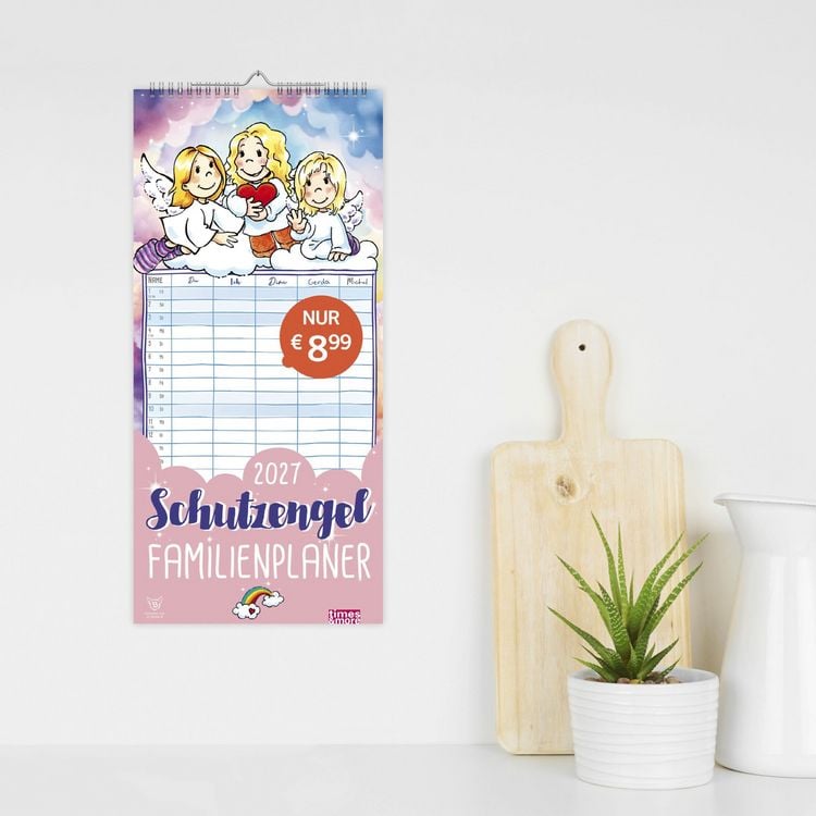 Produktbild: times&more Schutzengel Familienplaner 2027