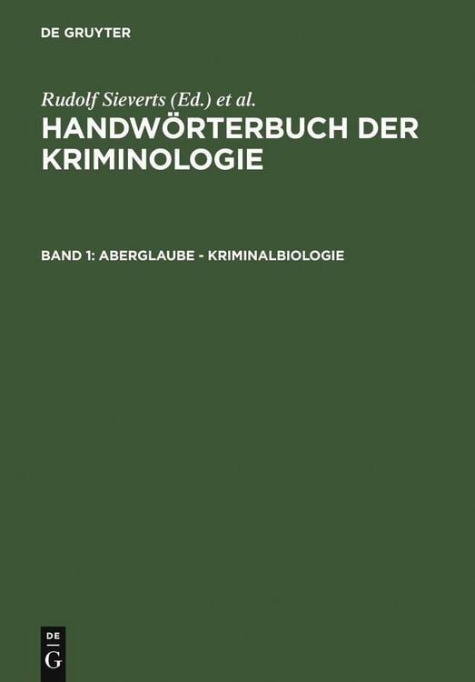 Produktbild: Aberglaube - Kriminalbiologie