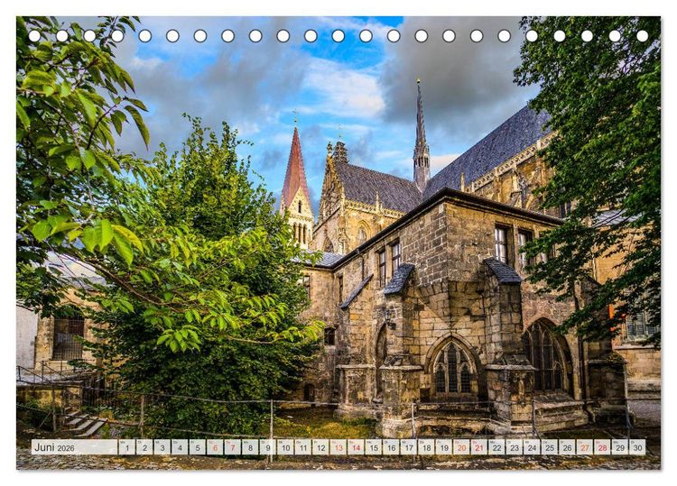 Produktbild: Halberstadt Impressionen (Tischkalender 2026 DIN A5 quer), CALVENDO Monatskalender