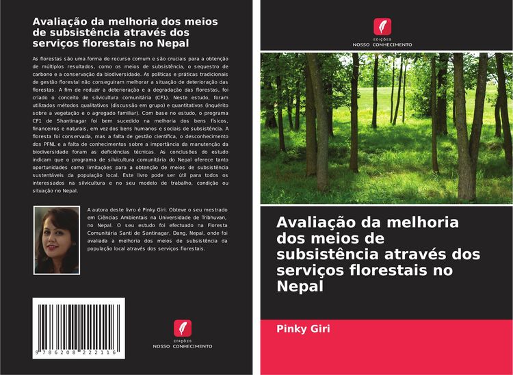 Produktbild: Avalia&ccedil;&atilde;o da melhoria dos meios de subsist&ecirc;ncia atrav&eacute;s dos servi&ccedil;os florestais no Nepal
