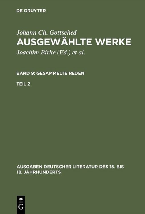 Produktbild: Gesammelte Reden. Zweiter Teil